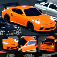 Vefacion Mini RC Drift Autó 1:43 2.4GHz 15 km/h Fénnyel Gyerekeknek - Orange 5