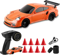 Vefacion Mini RC Drift Autó 1:43 2.4GHz 15 km/h Fénnyel Gyerekeknek - Orange 1
