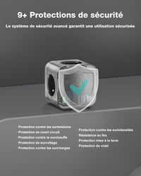 VEFVE 70W USB-C Gyorstöltő Elosztó Kocka 7-in-1 Kapcsolóval - GaN III Technológia - Kompatibilis Laptopokkal, MacBook Pro, iPad, iPhone, Sam 6