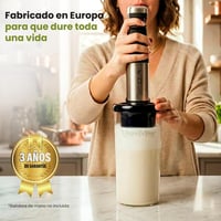 Aparat Vegan Milker pentru lapte vegetal de casă 1L, preparare într-un minut, pentru lapte de ovăz și soia, cu filtru, compatibil cu blenderul vertical, culoare neagră, broșură cu rețete 7