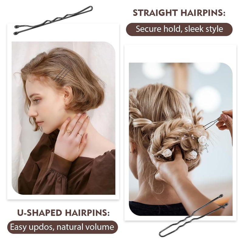 VEGCOO 328 Darabos Hajcsattos Szett - Hajcsipeszek, Gumik, Hajháló, Scrunchie-k Tárolódobozzal