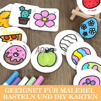 VEGCOO Magic Puffy Paint 48 részes 3D festékszett gyerekeknek 12 szín markőrral 5