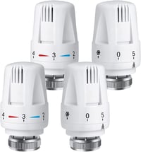 Vegena 4 darabos termosztátfej szett M30x1.5 radiátor hőmérséklet szabályozó 1