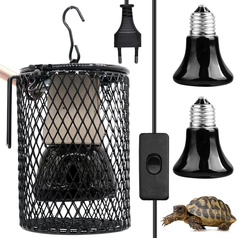 VEGOATY Kerámia Hőlámpa Terráriumhoz 25W 60W Hüllőknek Teknősnek