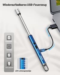 VEHHE ívgyújtó elektromos USB-s gyújtó 3