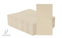 VelaHub Soft Point salvete 50 kom, 1/8 presavijene, premium jednokratne salvete, 39x38 cm, boja šampanjca 2