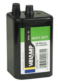 Batéria Velamp 4R25 Heavy Duty štvorcová 6 V – zelená 1