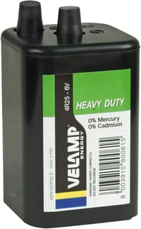 Velamp 4R25 Heavy Duty négyzet elem 6 V - zöld 1