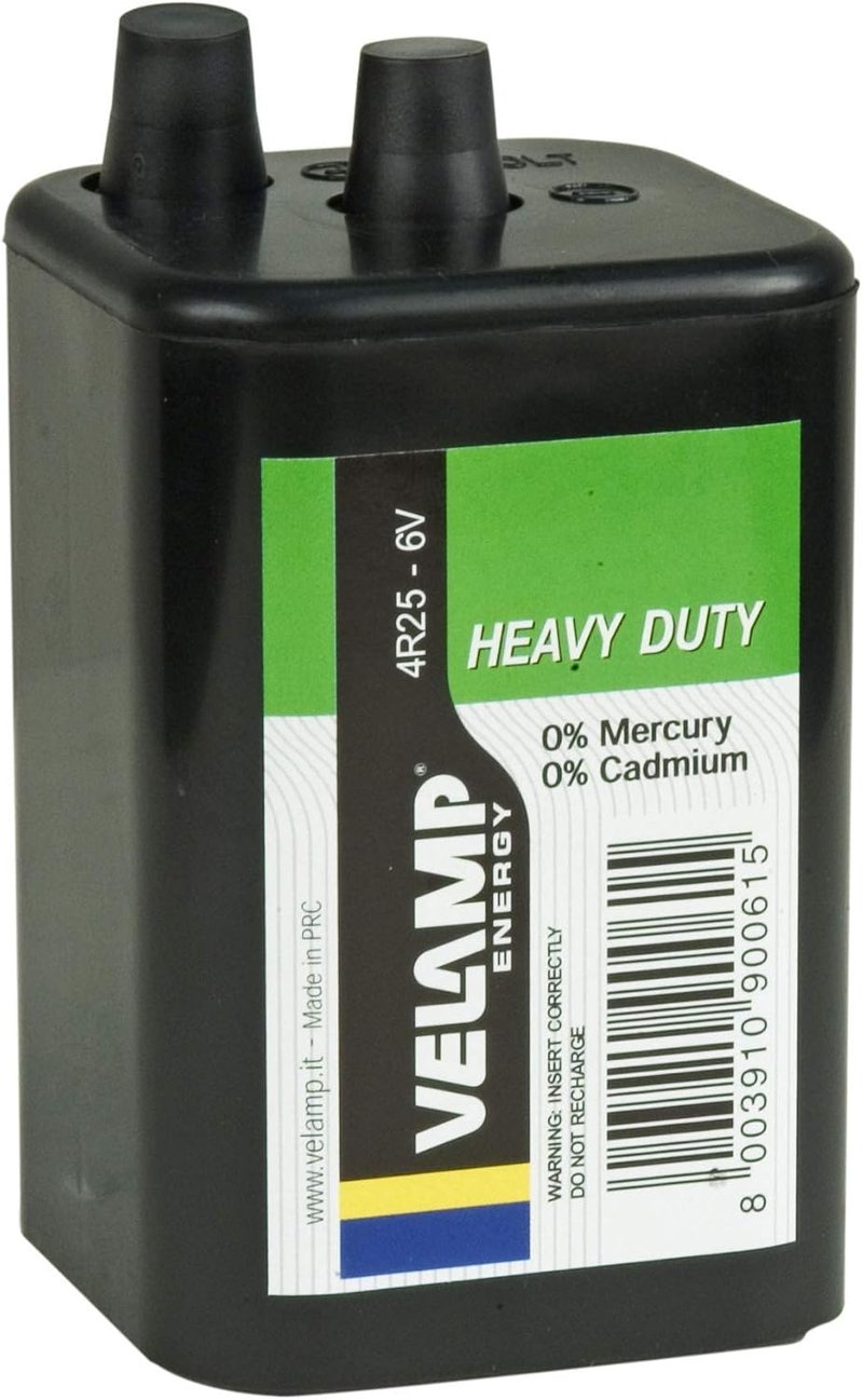 Velamp 4R25 Heavy Duty négyzet elem 6 V - zöld