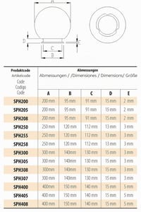 Vonkajšie guľové svietidlo Velamp APOLUX PMMA, 250 mm, pre objímku E27, biele 6
