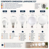 LED žiarovka Velamp Opal G125 Globe Filament E27 22W 3650lm 4000K prirodzené biele svetlo, veľký závit 8