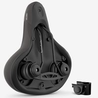 Șa de bicicletă VELMIA CITY, ergonomică, pentru bărbați și — clemă lipsă, urme vizibile de fixare a clemei (stare: vezi poza 2) 5