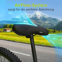 VELMIA Ergonomikus Kerékpár Nyereg 3 Zónás Rendszer Shock Absorb Felfüggesztés MTB Gravel 4