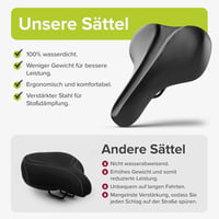 VELMIA vízálló kerékpár nyereg ergonomikus kényelmes uniszex 7