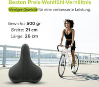 VELMIA vízálló kerékpár nyereg ergonomikus kényelmes uniszex 5