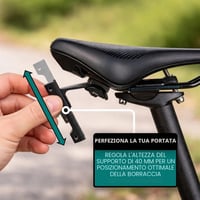 VeloChampion dupla kerékpáros kulacstartó nyeregre szerelhető, 50-80 mm nyeregsínhez 5