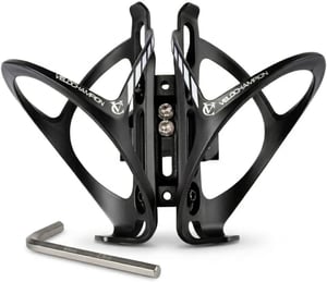 VeloChampion dupla kerékpáros kulacstartó nyeregre szerelhető, 50-80 mm nyeregsínhez
