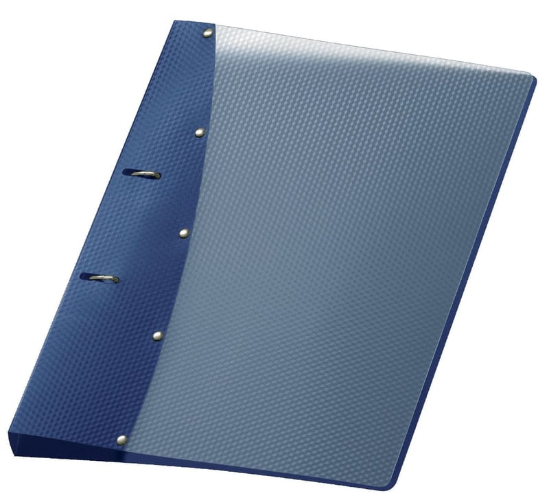 Zakladač krúžkový VELOFLEX Diamond A4, 2-krúžková mechanika, modrý, formát DIN A4