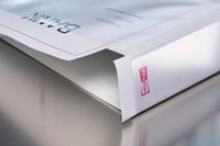 Zakladač pákový VELOFLEX Velodur A4 so 4-krúžkovou mechanikou, biely 3
