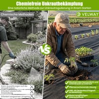 Velway Netkaná textília proti burine 50 g/m² 1x50 m rola - Priepustná, UV odolná, odolná proti roztrhnutiu, mulčovacia fólia do záhrady, vyvýšených záhonov a zeleninovej záhrady 6