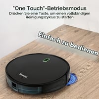 Robotický vysávač Venga! VG RVC 3000 BK, čierny, 6 režimov čistenia, mokré čistenie 3
