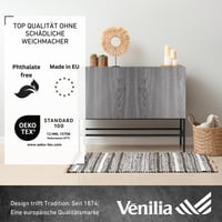 Venilia Basicline samoljepljiva folija - Efekt sivog hrasta, smeđa, 90 cm x 2,1 m, debljina 95μ, dekorativna tapeta za namještaj i kuhinju, bez ftalata 6