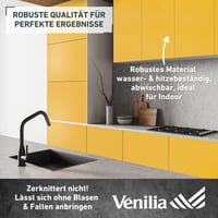 Venilia samoljepljiva folija mat curry žuta 45 cm x 2 m namještaj tapeta dekorativna PVC folija bez ftalata 3
