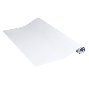 Venilia samoljepljiva folija Uni mat bijela 90x210 cm dekorativna folija za namještaj i kuhinje EU — zgužvana tapeta (stanje: vidi 2. sliku)