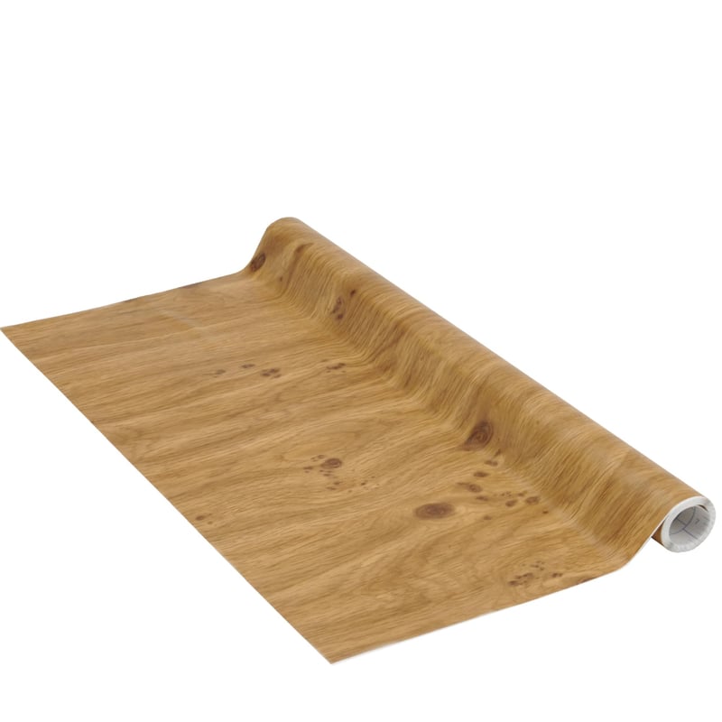 Samolepiaca fólia Venilia Perfect Fix – Dekoračná nábytková fólia s imitáciou dubového dreva s hrčami, 90 cm x 2,1 m, hrúbka 0,15 mm, bez ftalátov, odolná voči bublinám