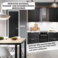 Samolepiaca fólia Venilia Perfect Fix – Dekoratívna tapeta s efektom čierneho dreva na nábytok a do kuchyne, 67,5 cm x 2 m, hrúbka 150 μ, PVC bez ftalátov 3