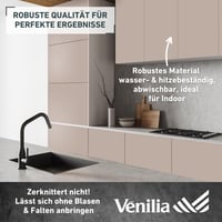 Venilia Unimatt samoljepljiva folija – boja krtice (taupe), mat, 67,5 cm x 2 m, folija za namještaj i tapete, PVC, bez ftalata, debljina 160 µm 3