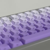 Venit Keys PBT Gradient 125 Billentyű Cherry Profil Mechanikus Billentyűzet Lila 5