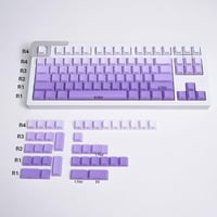 Venit Keys PBT Gradient 125 Billentyű Cherry Profil Mechanikus Billentyűzet Lila 7
