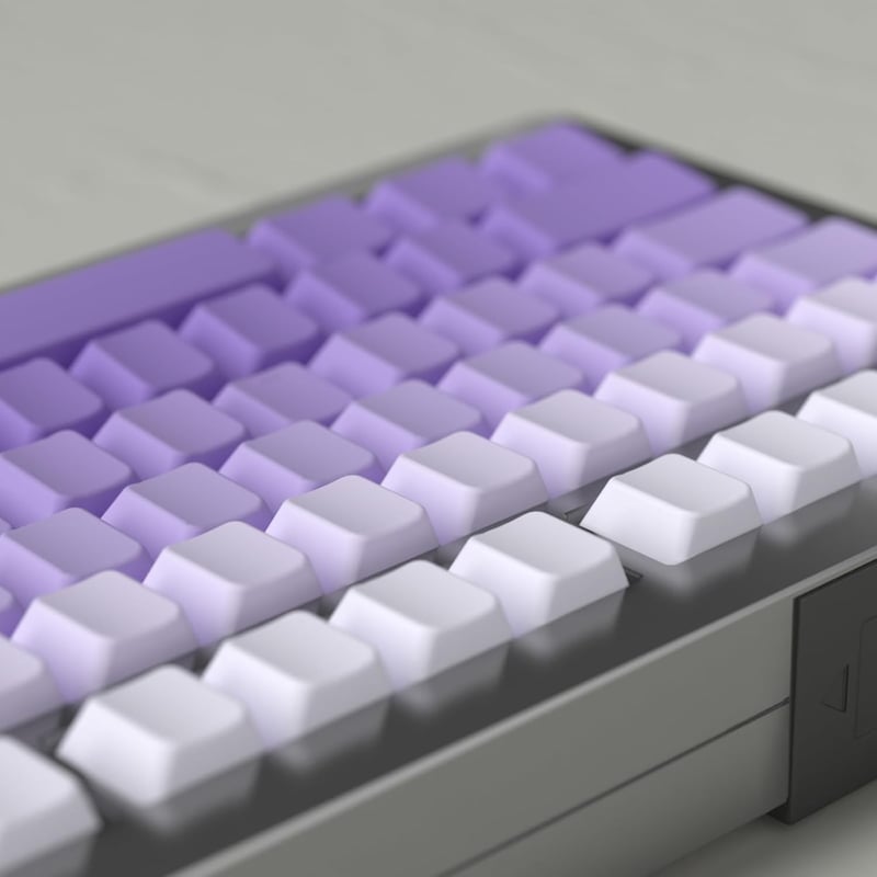Venit Keys PBT Gradient 125 Billentyű Cherry Profil Mechanikus Billentyűzet Lila