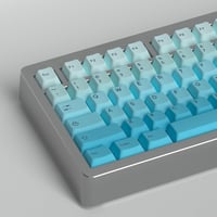 Venit Keys PBT Gradient 125 Billentyű Cherry Profile Mechanikus Billentyűzet Keycap Cyan 1