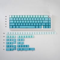 Venit Keys PBT Gradient 125 Billentyű Cherry Profile Mechanikus Billentyűzet Keycap Cyan 7