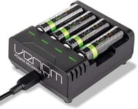 Venom AAA Újratölthető Elemek Töltőállomással - 8db 800mAh 1.2V Akkumulátor Szett Töltővel 3
