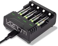 Venom AAA Újratölthető Elemek Töltőállomással - 8db 800mAh 1.2V Akkumulátor Szett Töltővel 2