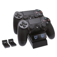 Venom PS4 DualShock 4 duálna nabíjacia stanica s USB konektorom a LED indikátorom, čierna – použitá 1