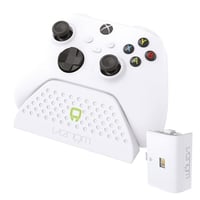 Venom töltőállomás újratölthető akkumulátorcsomaggal Xbox Series X/S és Xbox One kontrollerhez - fehér 1