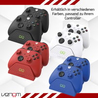 Nabíjacia stanica Venom Twin s 2 dobíjateľnými batériami – biela, kompatibilná s Xbox Series X, S a Xbox One 6