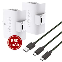 Venom Twin Pack nabíjateľná batéria pre ovládač Xbox – biela (Xbox Series X & S / Xbox One) – 2 ks 2