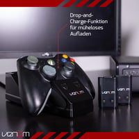 Venom Twin töltő dokkoló állomás Xbox 360 kontrollerhez - 2 db akkumulátorral 4