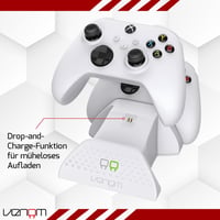 Nabíjacia stanica Venom Twin s 2 dobíjateľnými batériami – biela, kompatibilná s Xbox Series X, S a Xbox One 4