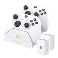 Nabíjacia stanica Venom Twin s 2 dobíjateľnými batériami – biela, kompatibilná s Xbox Series X, S a Xbox One 1