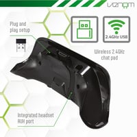 Venom Xbox ovládač Chatpad klávesnica | Bezdrôtová QWERTY s konektorom pre headset 4
