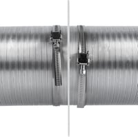 Vent Systems 100 mm Fehér Műanyag Légcsatorna Csatlakozó Perem - Fali Szellőzőrendszer Adapter - Fürdőszobához, Konyhához, Otthoni Szellőzte 8