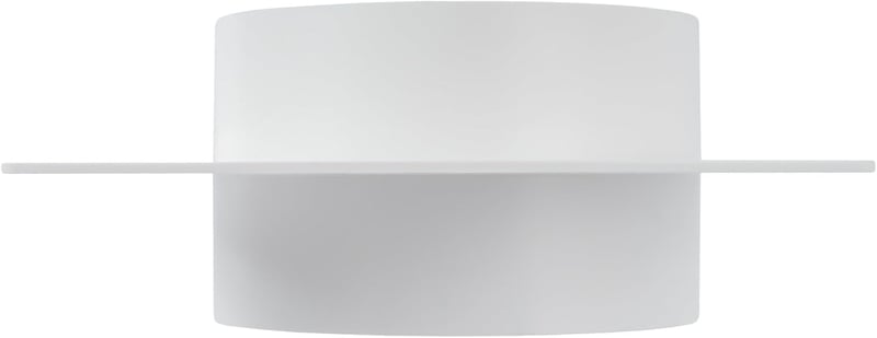 Vent Systems 100 mm Fehér Műanyag Légcsatorna Csatlakozó Perem - Fali Szellőzőrendszer Adapter - Fürdőszobához, Konyhához, Otthoni Szellőzte