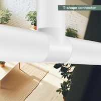 Vent Systems 100mm T-csatlakozó szellőzéshez, ABS légcsatorna adapter, háromirányú elosztó 5