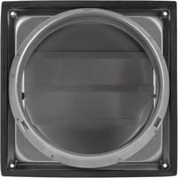 Vent Systems 12,5 cm téglalap alakú rozsdamentes acél fali szellőzőrács visszacsapó szeleppel, időjárásálló fürdőszobához, beltérre es külté 8